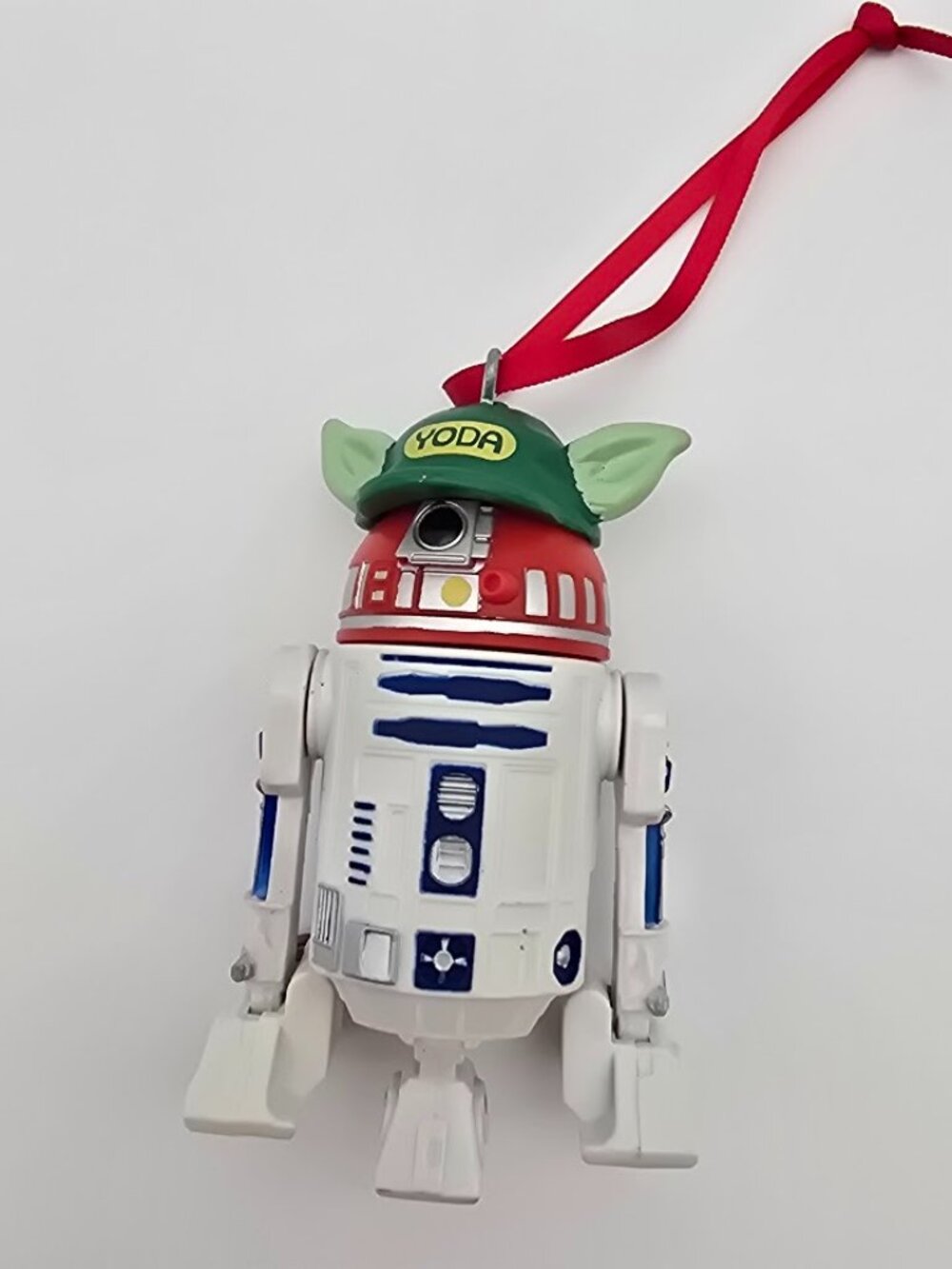 Disney Star Wars Droid Factory R2 H16 Holiday Ornament Yoda Hat 2016